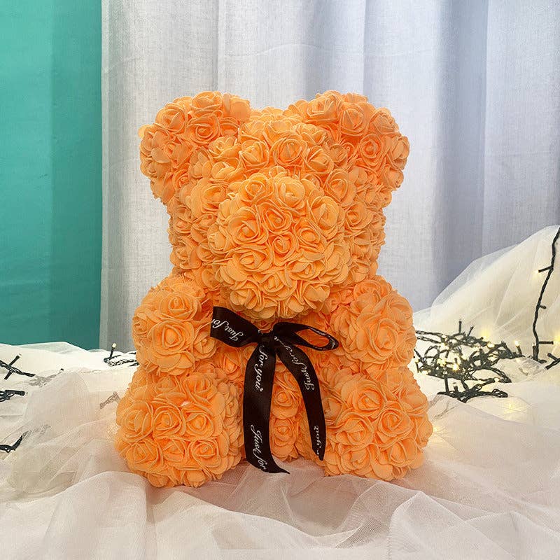 Fashion Quality Boutik – wholesale Artificial flowers – Rose Bear - Rose Flower Bear Hand Made Rose Teddy Bear10