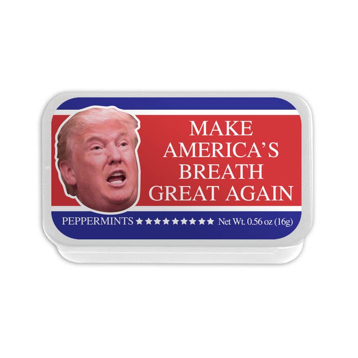 MAKE AMERICA'S BREATH GREAT AGAIN MINT TIN for wholesale by AmuseMints