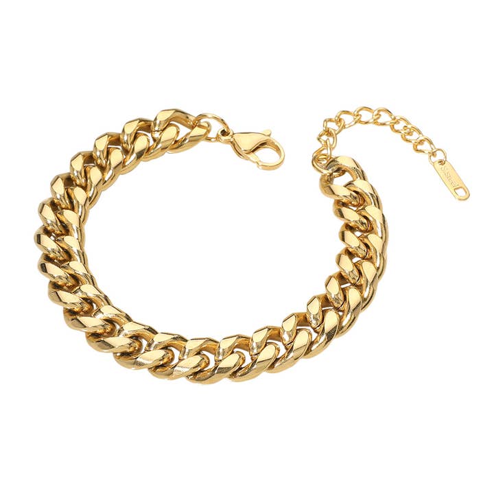 Sensibling Corp. - Wholesale Link & Chain Bracelet - Stainless Steel Cuban Chain Bracelet1