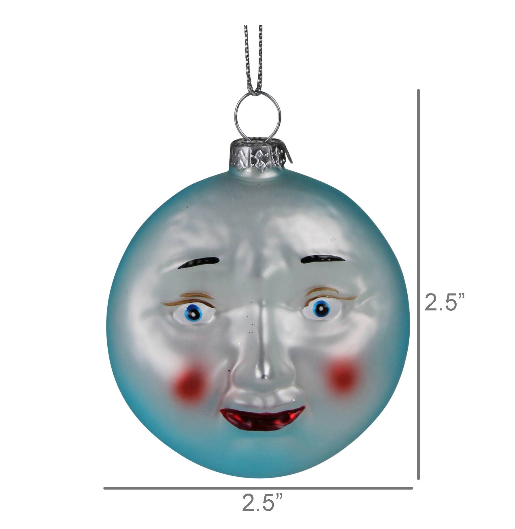 HomArt - Vente Objets de décoration - Petit ornement lune - Verre2