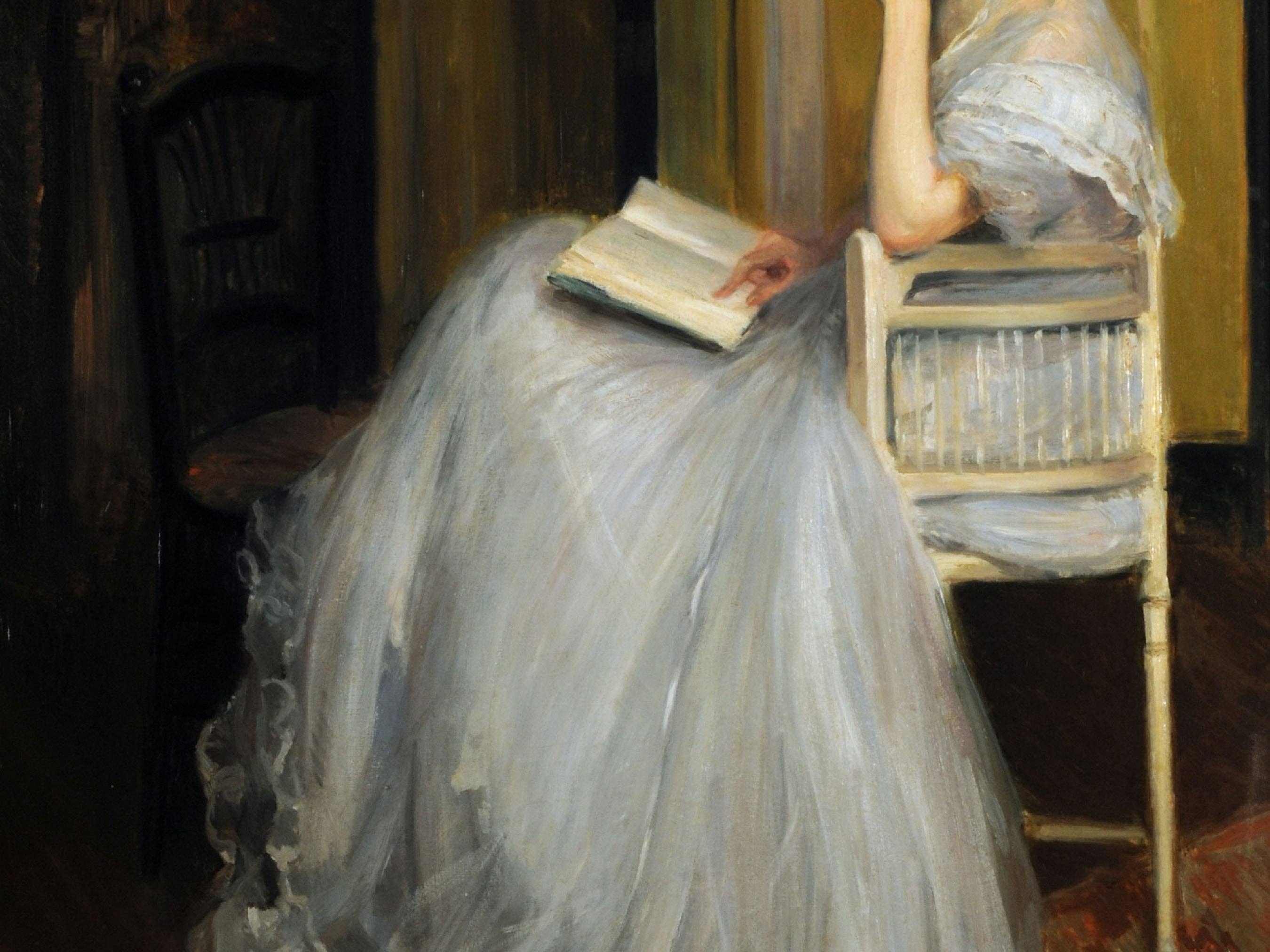 Knot & Soul – Großhandel Kunstdruck – Lesende Frau im Vintage-Porträt4