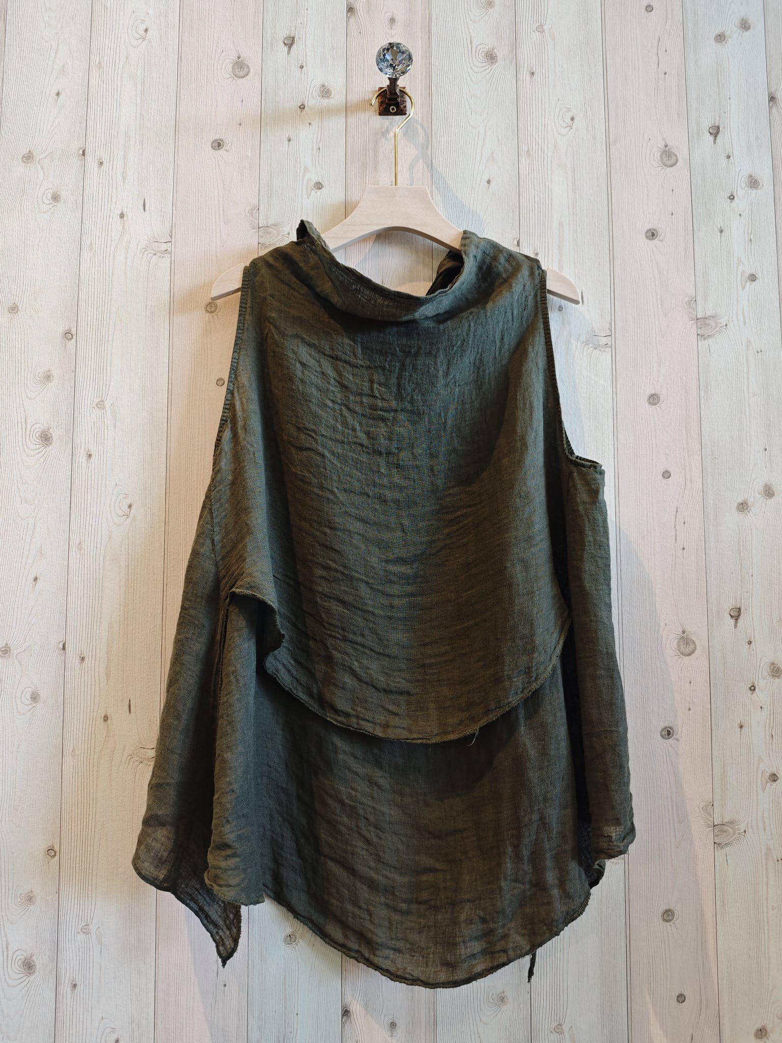 Linen & More - Wholesale Tunic - Women's - REF 3188 100% LINEN BLOUSE5