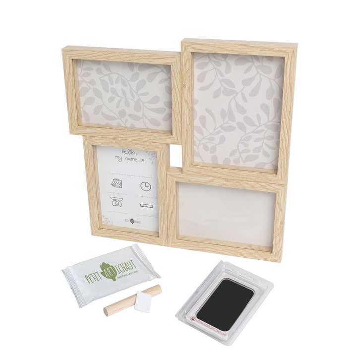 PJM Distributions - Wholesale Picture Frame - Kids & Baby - Petit Artichaut | Puzzle Frame -Ivy Grey|Imprint Photo Frame
