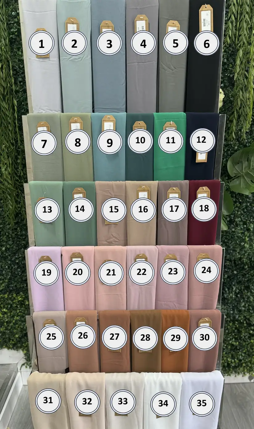 Hecho a mano - Wholesale Scarf - Women's - HIJAB CHIFFON 1. MEASUREMENTS 175 X 72 CM1