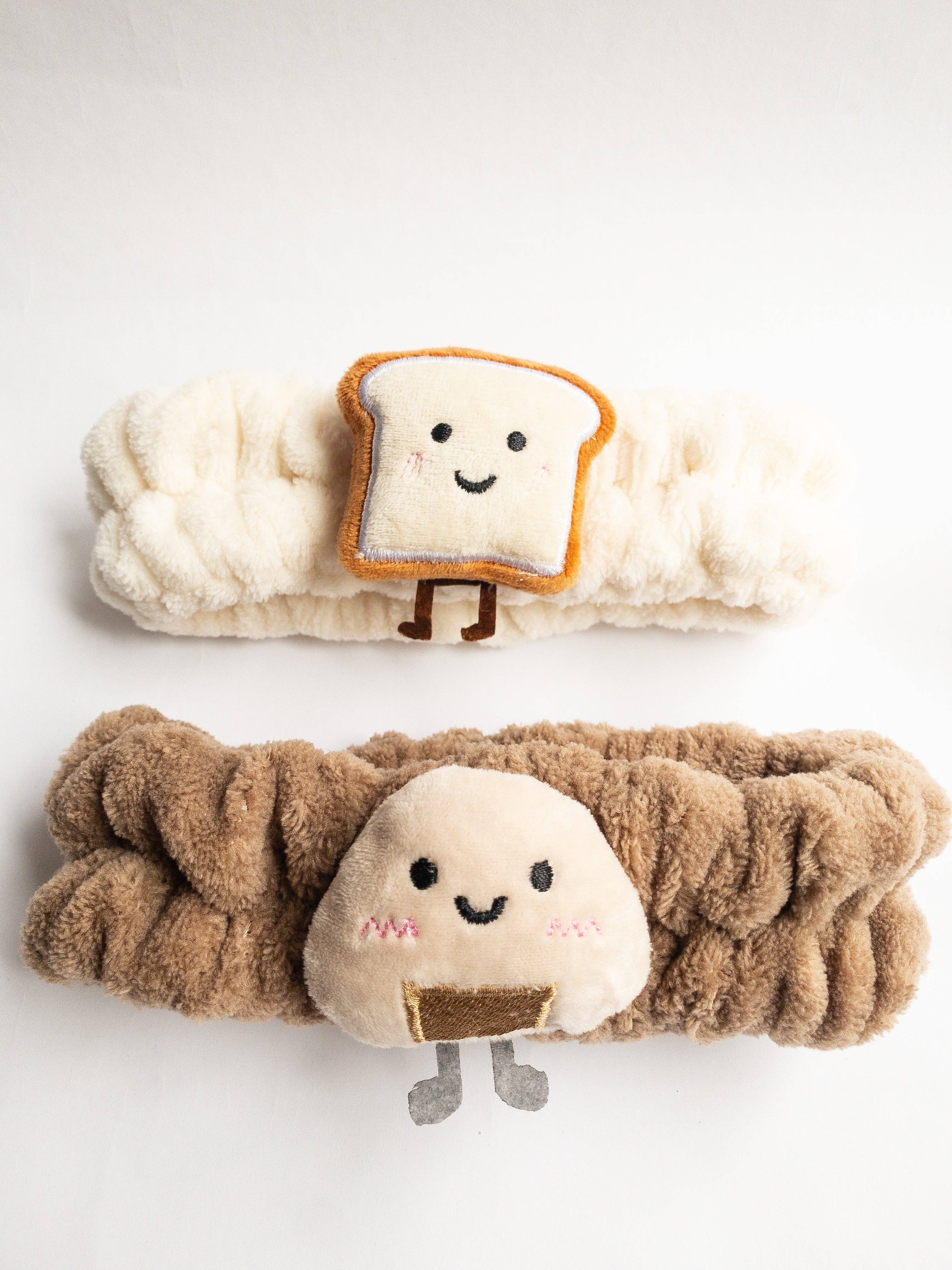 Eggy Cakes - Vente Bandeau pour le spa - Bandeau de spa en peluche Onigiri8