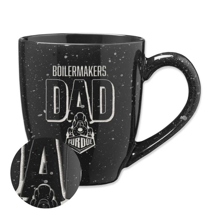 NCAA Purdue Boilermakers Dad Alternate 16 oz Ceramic Mug for wholesale by Rico Industries