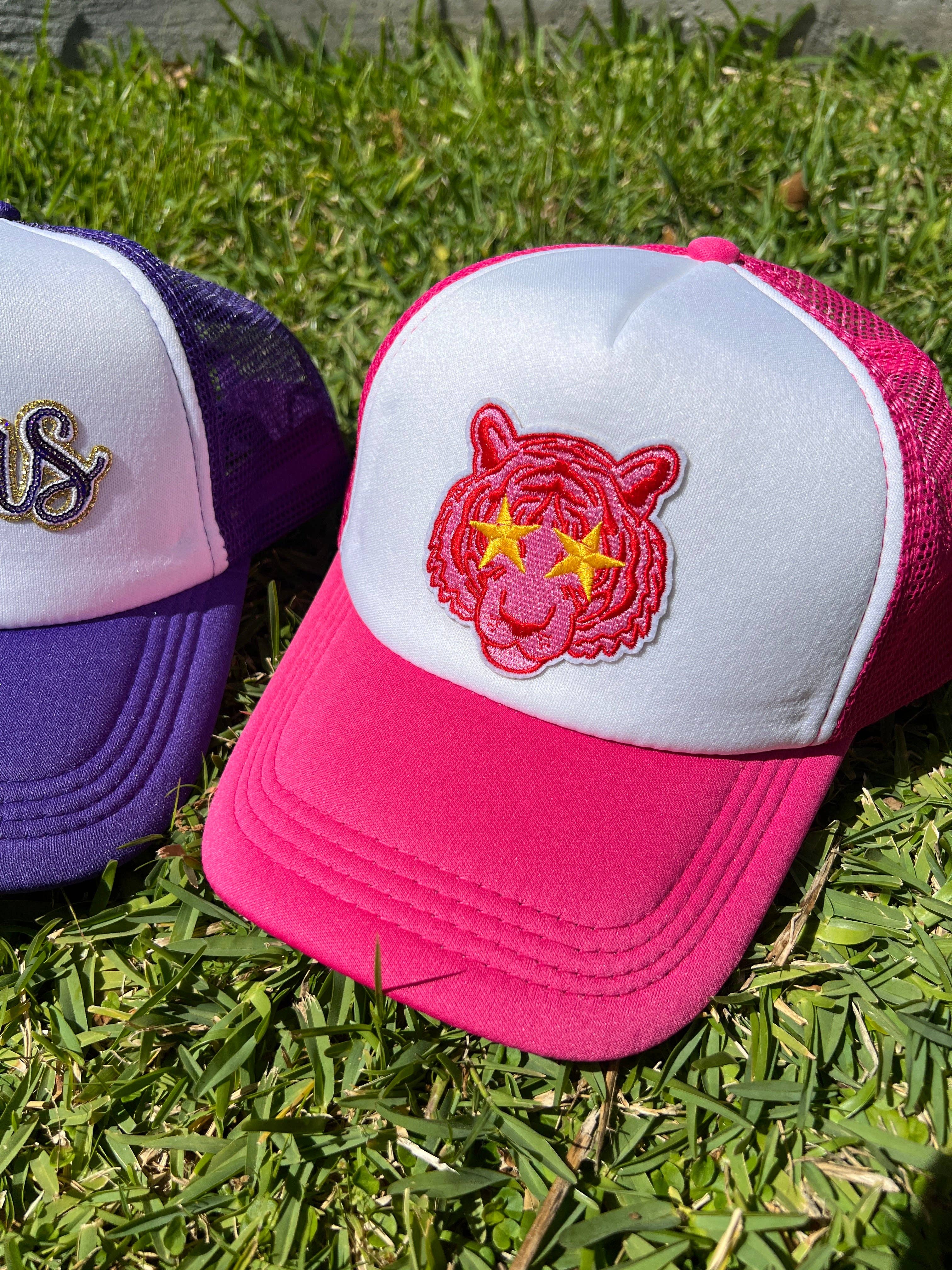 Like Polished Arrows, LLC - Wholesale Trucker Hat - Women's - Tiger Trucker Hat Adjustable1