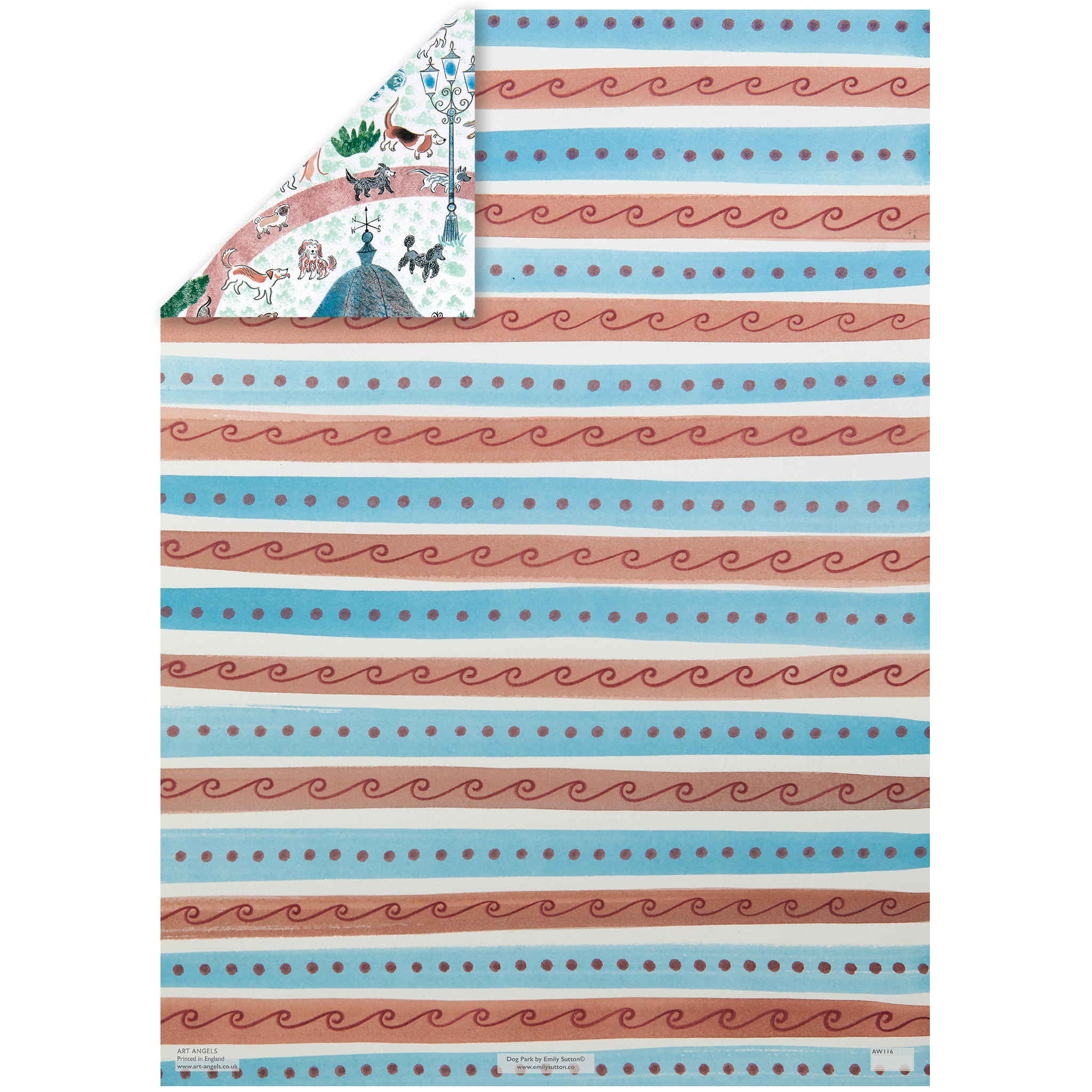 Art Angels - Wholesale Flat Wrap - Dogs In The Park Wrap2