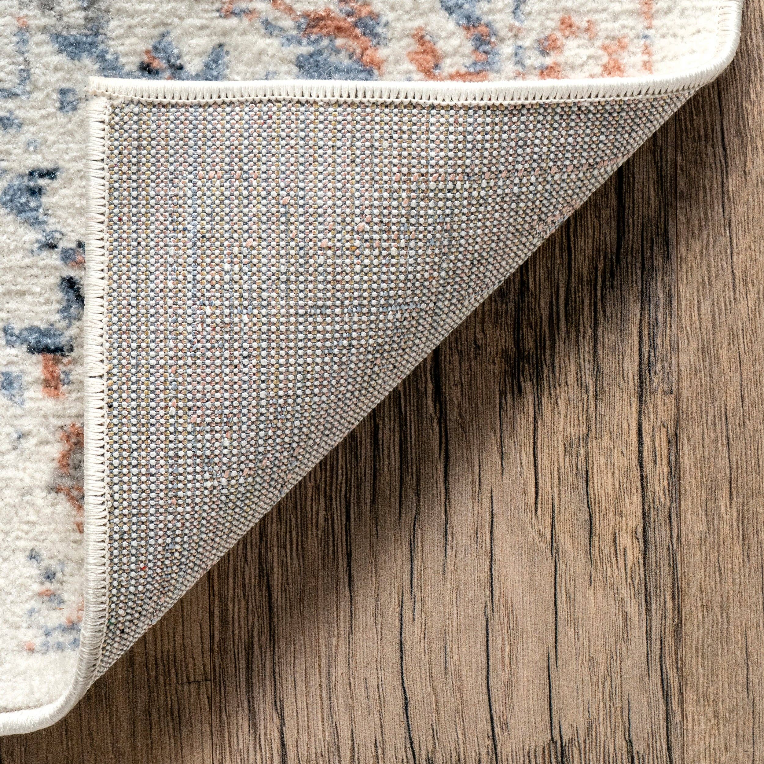 Beige Everlee Faded Persian Machine Washable Area Rug for wholesale on Faire5