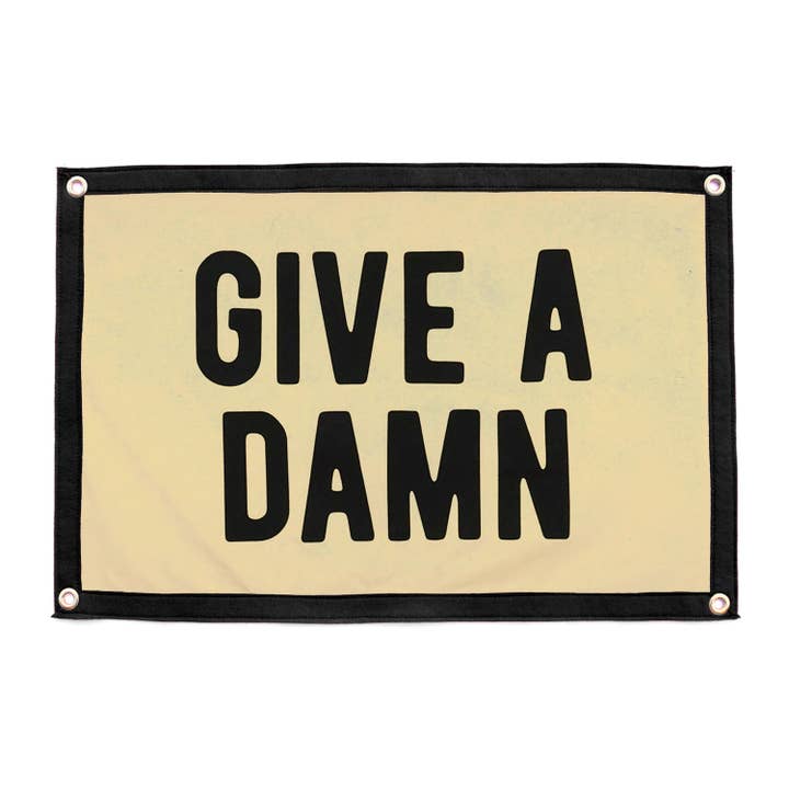 Oxford Pennant - Wholesale Flag - Give A Damn Camp Flag