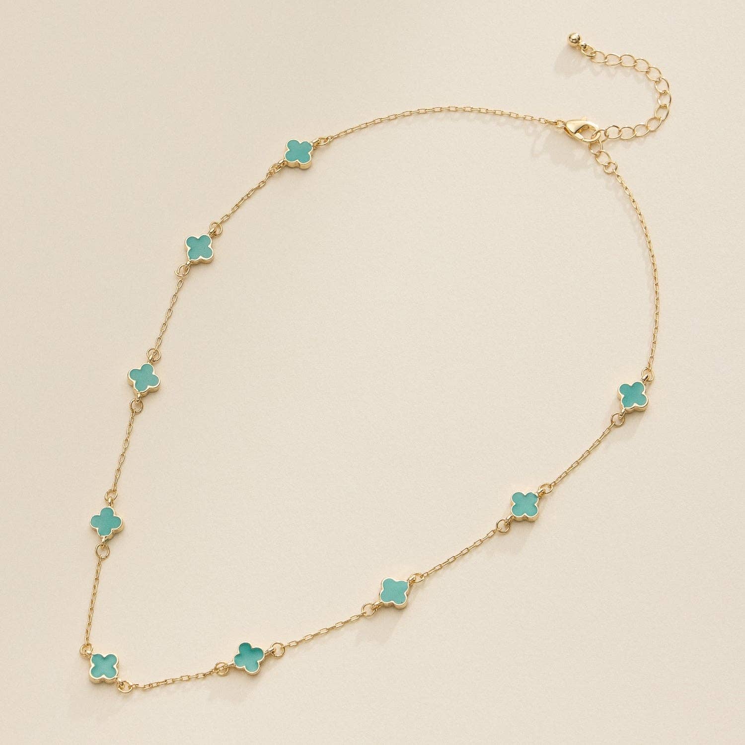 Lilla Haven - Wholesale Pendant/Charm Necklace - Gold Charm Necklace with Enamel Accents Elegant Minimalist Jewelry10