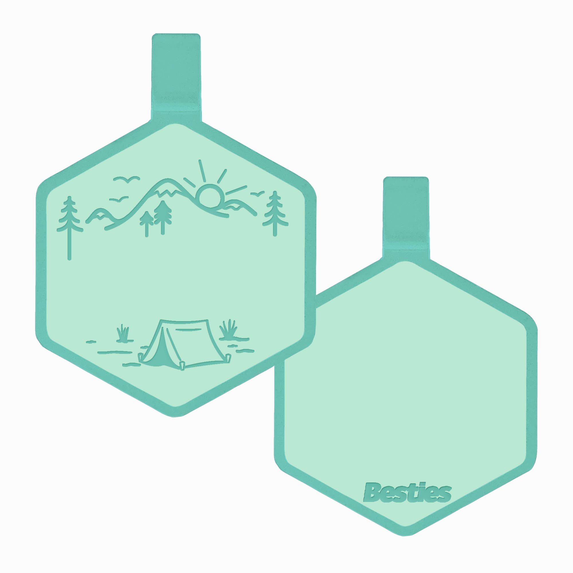 Besties Pets - Wholesale Pet Identification Tag - Dog - Adventure Is Calling Silicone Dog ID Tag5