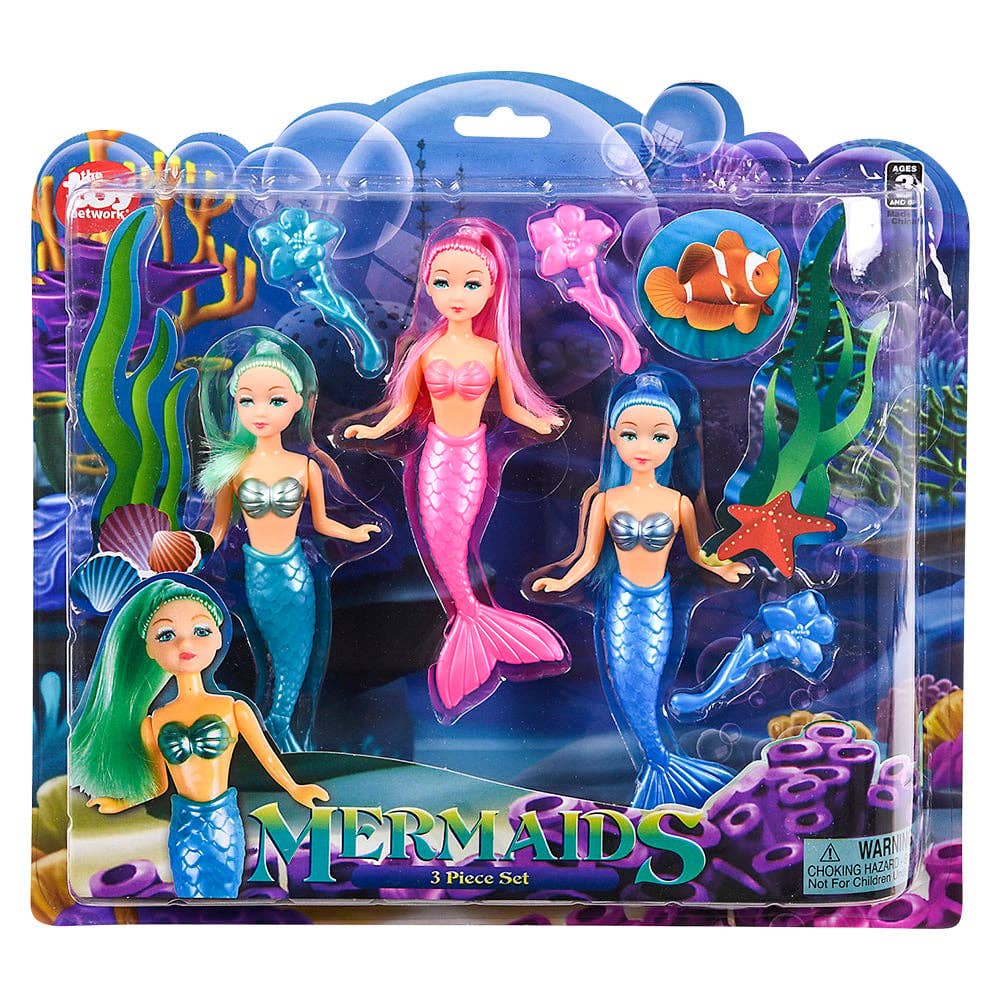 La Luna Bella - Toys - Wholesale Classic Toy - Kids - 3pc 6" MERMAID SET LLB kids toys2