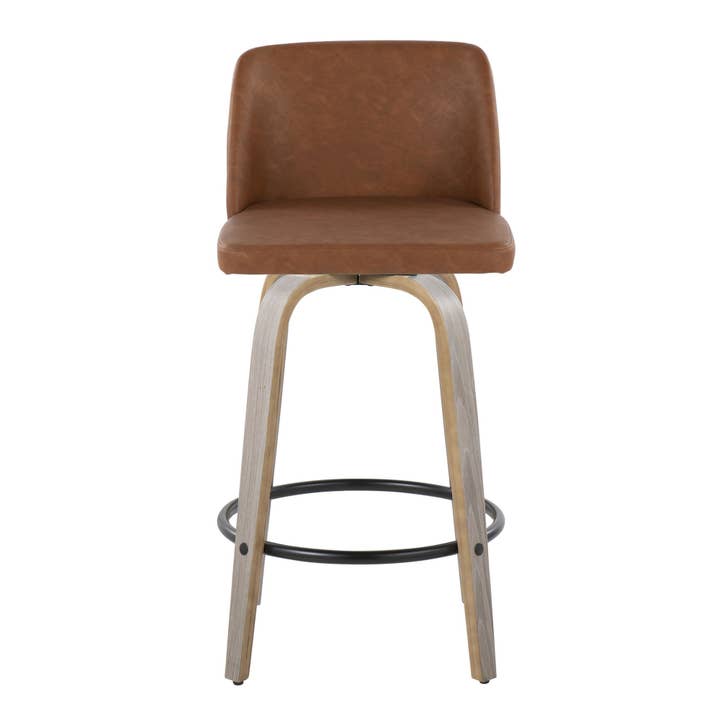 LumiSource and Grandview Gallery - Wholesale Stool - Toriano 26" Fixed Height Counter Stool Q - Set of 255