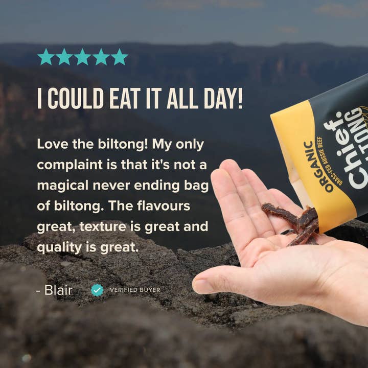 Chief Nutrition - Wholesale Jerky - Organic Biltong - Smokey BBQ2