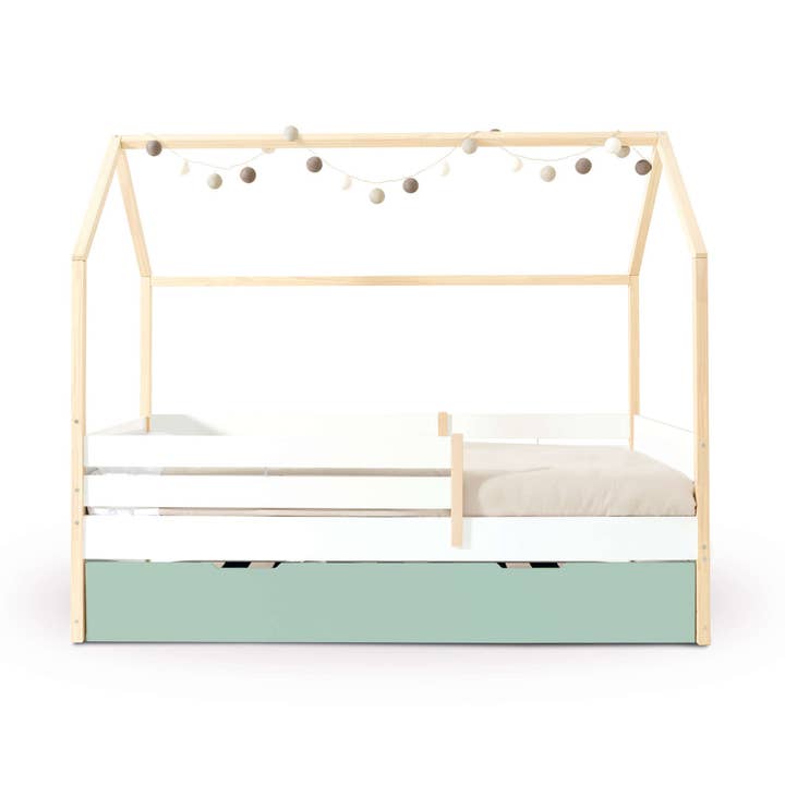 Alondra Baby - Wholesale Bed - Kids & Baby - Montessori bed 90x200 cm with drawer/trundle bed in wood · Sogni XL NB20007