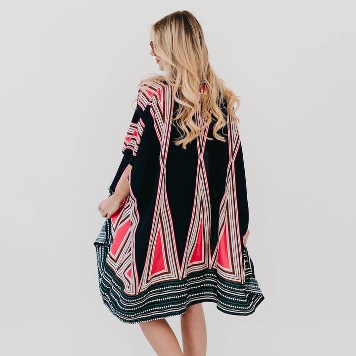 In The City Of Paradise Kimono for wholesale by Pretty Simple