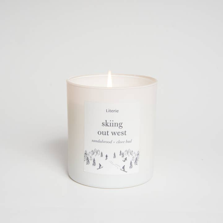 Literie - Wholesale Jar/Filled Candle - Skiing Out West