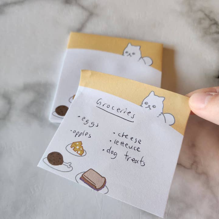 Dog & Dinner Sticky Note for wholesale by OppaboCo