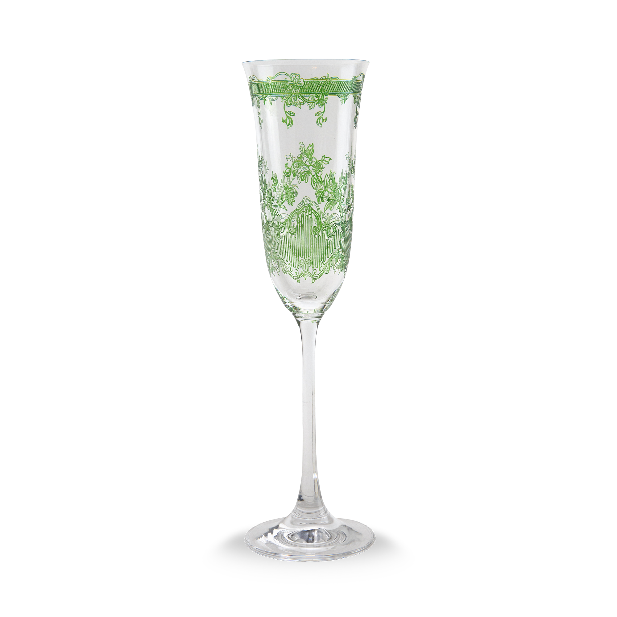 Arte Italica & Crown Linen Designs – wholesale Champagne flute – Giardino Flute7
