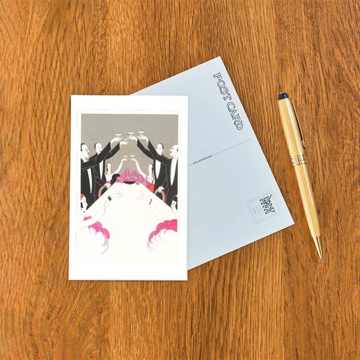 Found Image Press - Wholesale Postcard - Postcard BV-358 Champagne Toast1