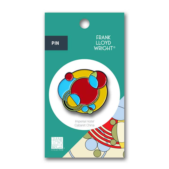 Today is Art Day - Vendita all'ingrosso Spilla da bavero - Spillo - Cabaret Cina - Frank Lloyd Wright1