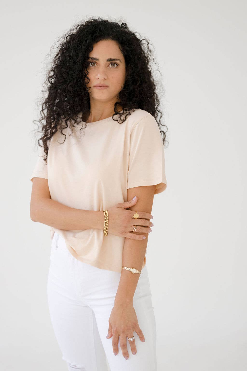 Shifting Sand The Mom Crop, Basic Tee, Organic Tee, Basic Crop Top, Plus for wholesale on Faire5