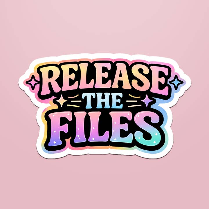 Release the Files Sticker for wholesale by Crimson and Clover Studio