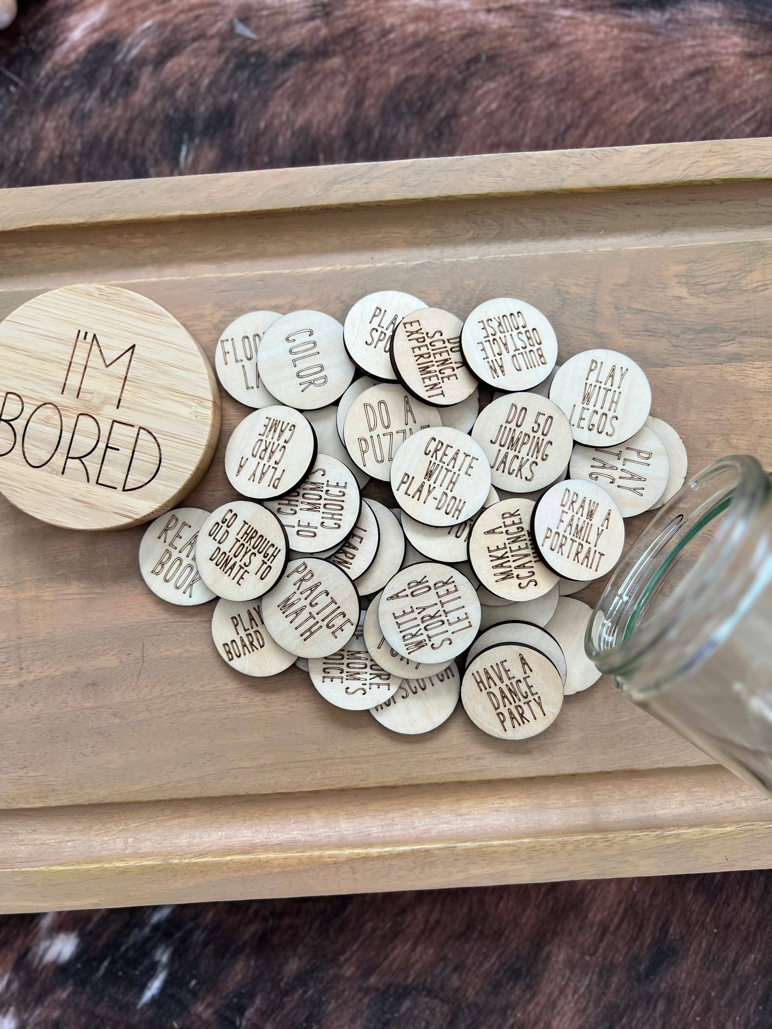 Retro Ranch Creations Wholesale - Wholesale Jar - I'm Bored Idea Jar