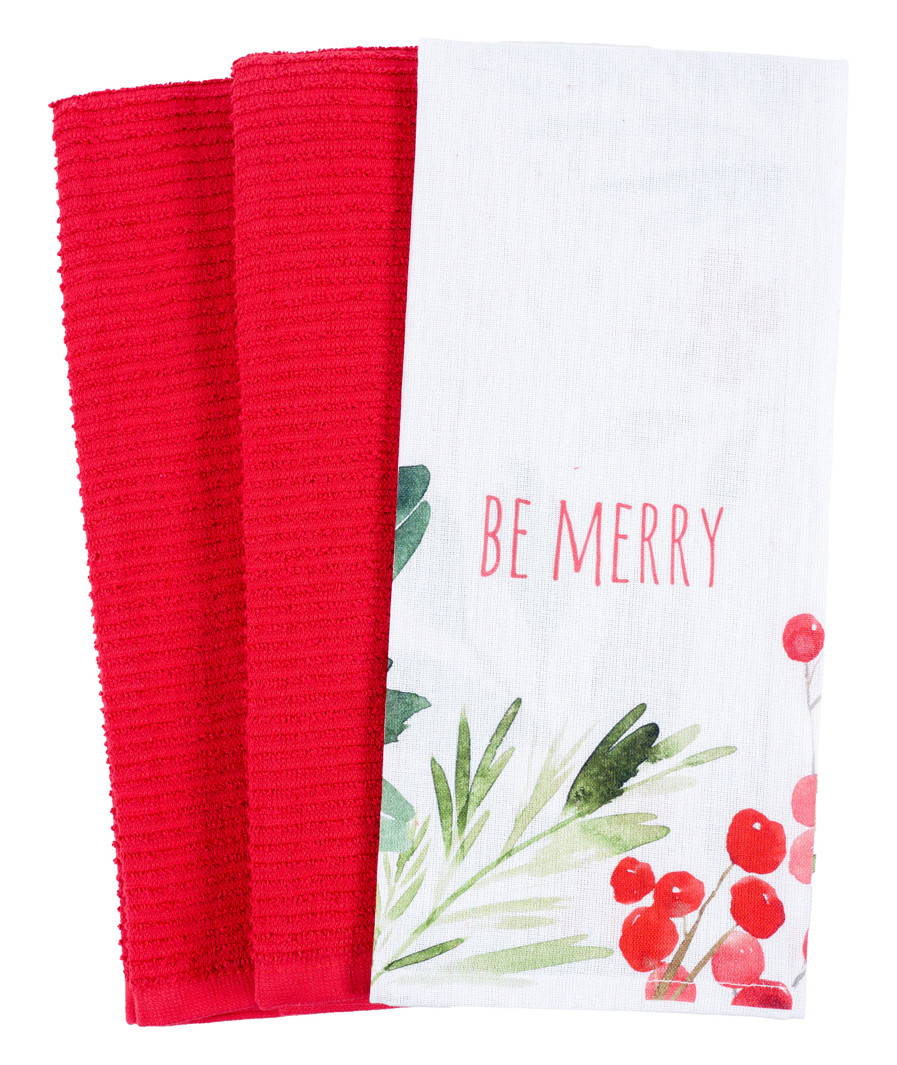 KAF Home - Wholesale Tea Towel - KAF Home Holiday Kitchen Tea Towels - Set of 3  (4 Options)2