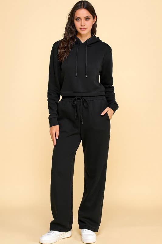 MIO WHOLESALE - Vente Ensemble de vêtements d'intérieur – femme - ENSEMBLE 2 PIÈCES EN MOLLETON FRENCH TERRY FS5179