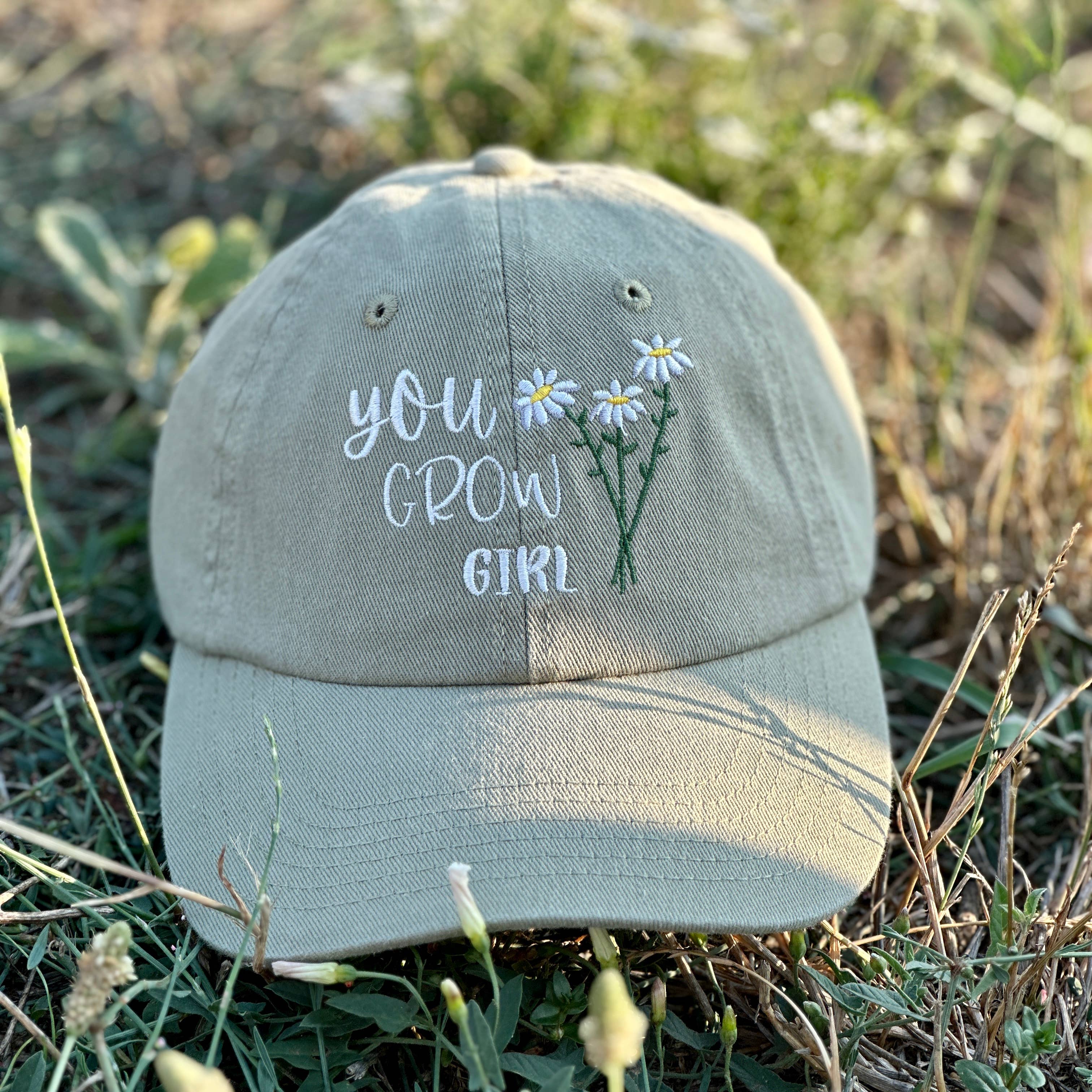 Plant Scouts – Großhandel Basecap – Damen – You Grow Girl Hut, bestickt, Vintage-Stil, für Pflanzenliebhaber2