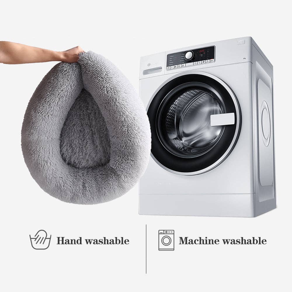 Pet Wiz - Venta al por mayor Cama - Gatos y perros - Cama Donut Suave y Calmante - Calidad Premium para Perros y Gatos17