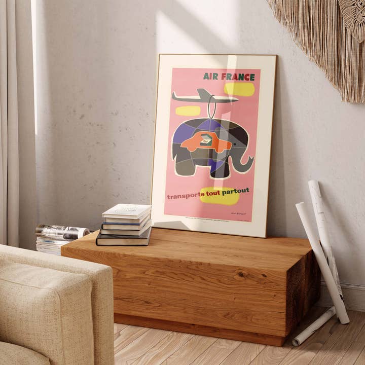 Oneart - Wholesale Poster - Air France Poster / Transports Everything, Everywhere - AFL00845