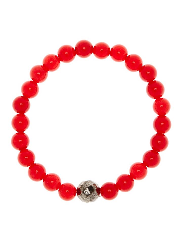 Rotes Gunmetal-Armband für den Großhandel von Stephen Oliver