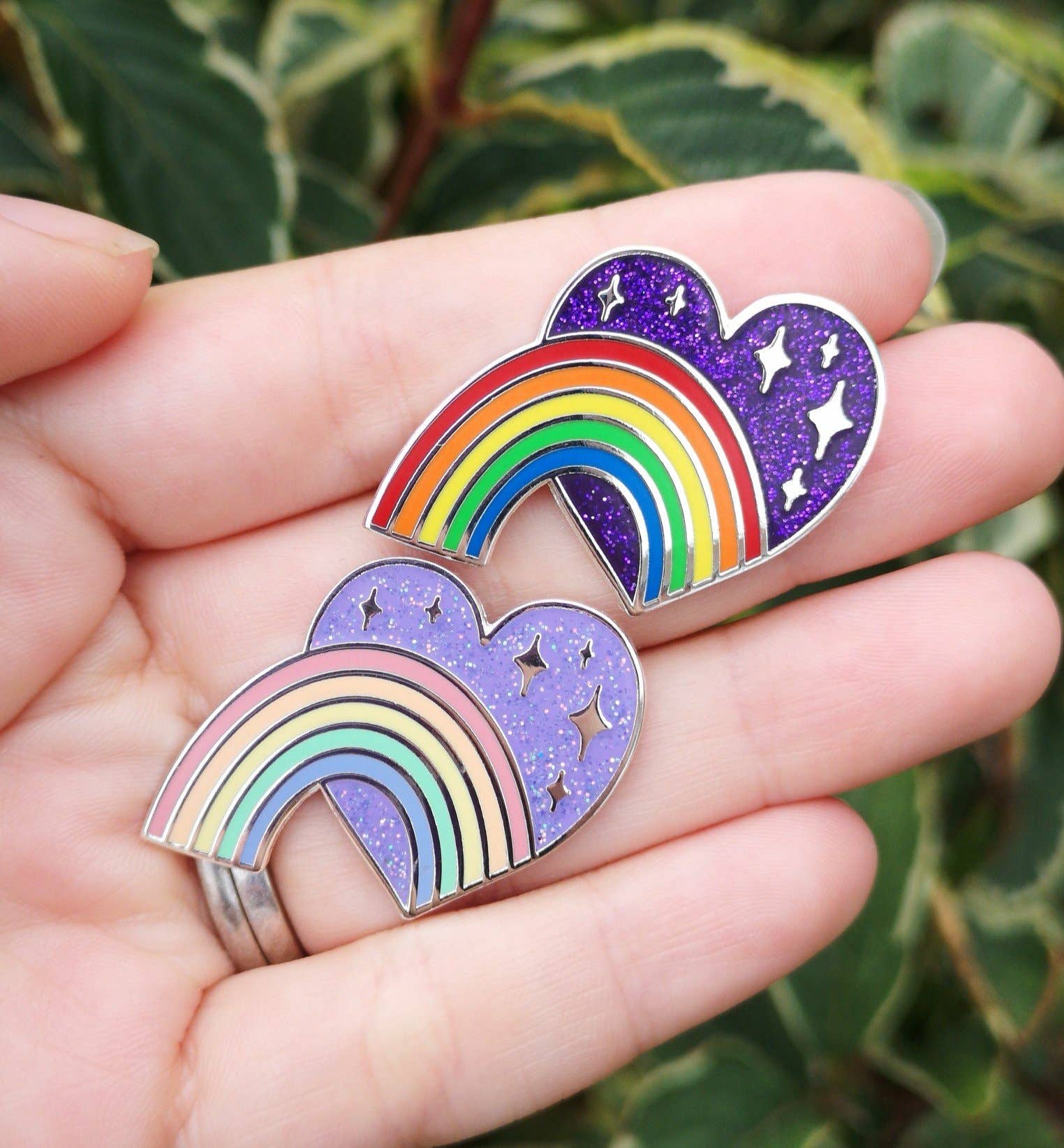 T & Belle - Wholesale Lapel Pin/Button - Celebrating our Rainbow, Remembering our Stars' Bright Enamel Pin - Joy & Loss3