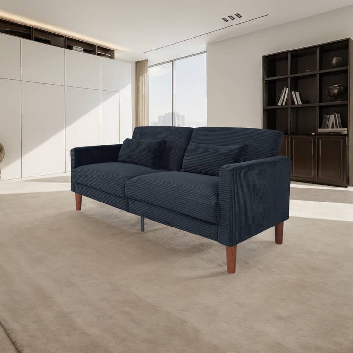 HOMYCASA DESIGN INC - Wholesale Sofa - Linen Sofa in Beige, Black, or Gray, Modern Design
