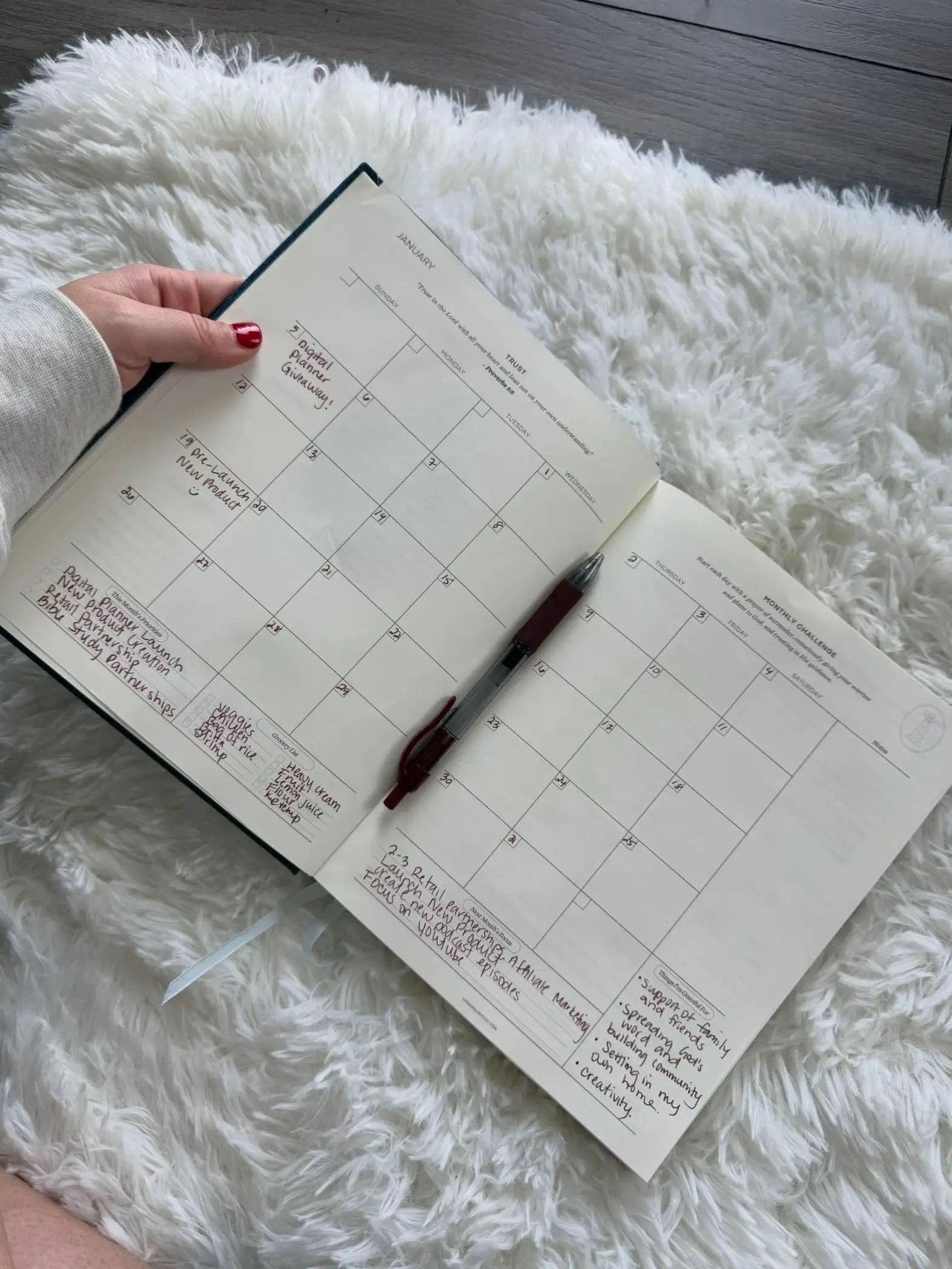 Living In Light – Agenda por atacado – Agenda Cristã Moderna Sem Data – Estudo Bíblico, Anotações de Sermões, Pedidos de Oração, Definição de Metas, Finanças e Mais | Capas em Couro Greige, Couro Marfim e Jeans13