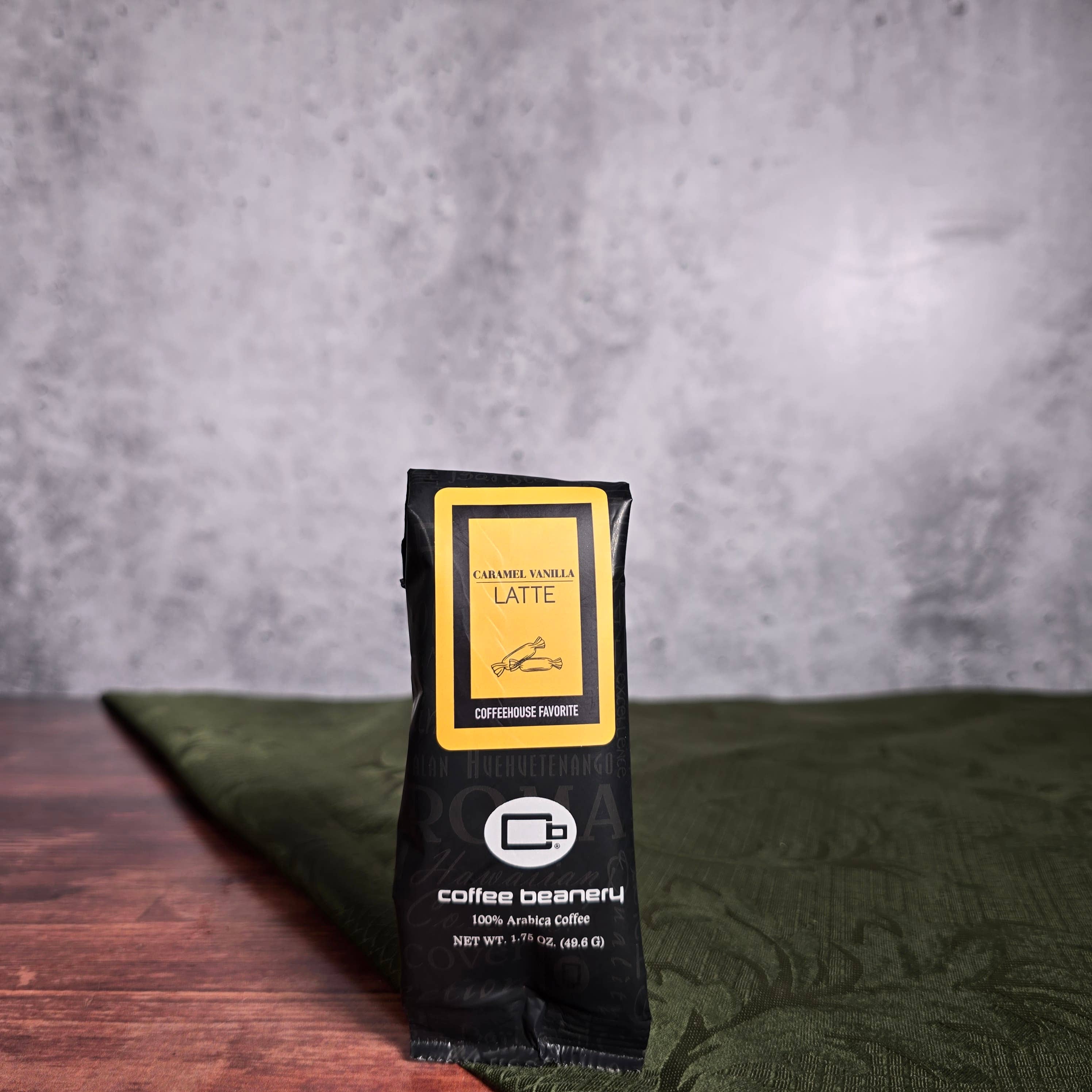 Coffee Beanery - Wholesale Ground Coffee - Caramel Vanilla Latte Coffee | 1.75 oz One Pot Sampler3