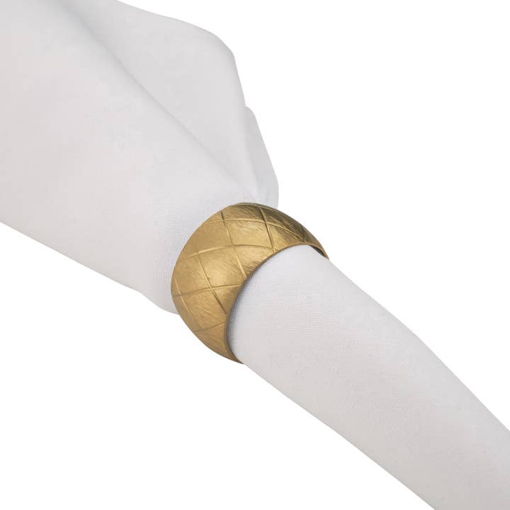 Saro Lifestyle - Wholesale Napkin ring - Harlequin Napkin Ring1