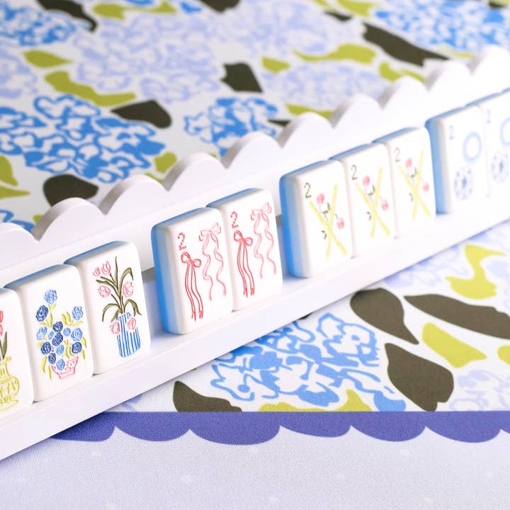 Miss Mahjong - Wholesale Board Game - Hydrangea Mahjong Playing Mat2