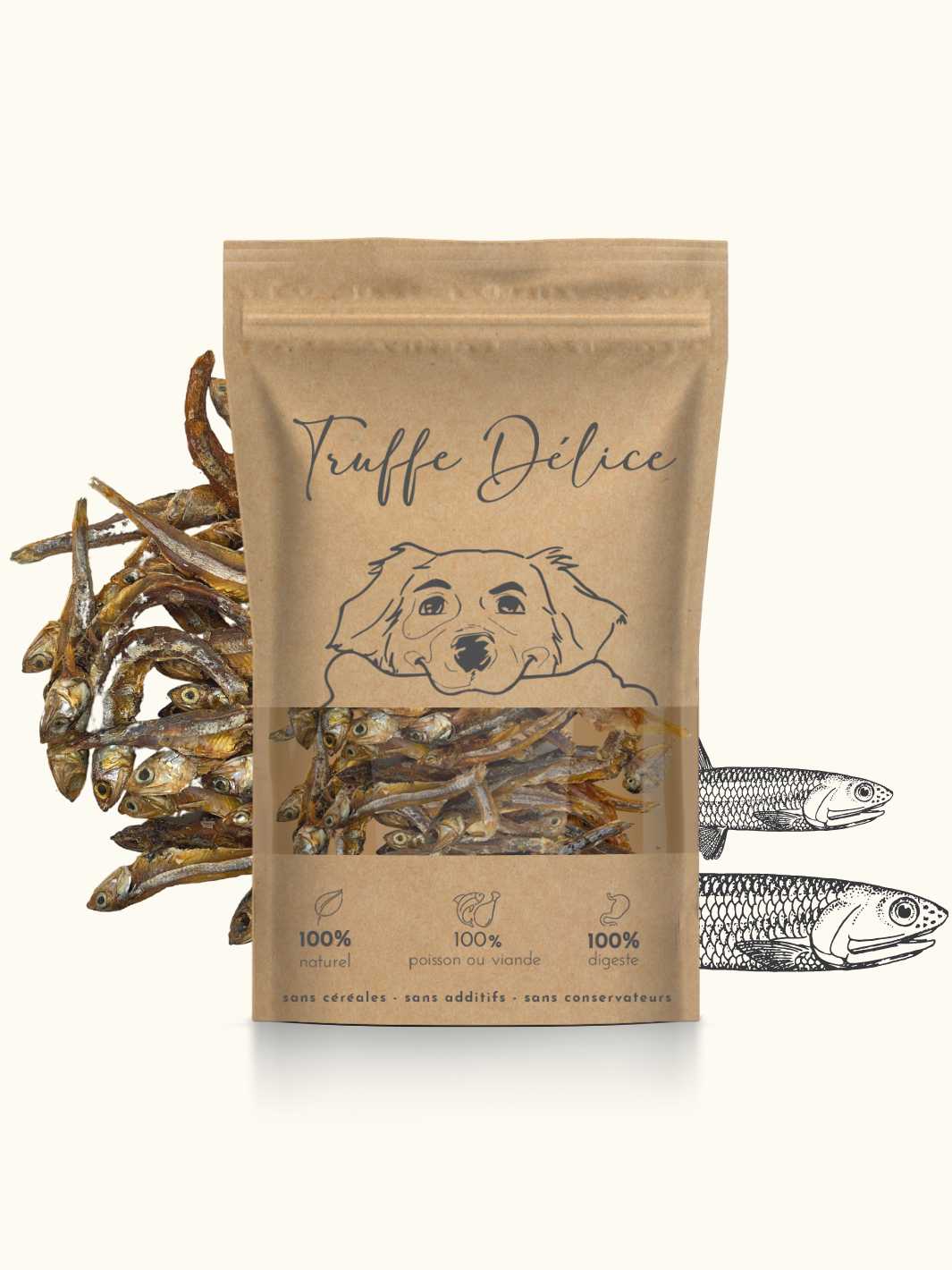 Truffe Délice - Wholesale Pet Treats - Dog - Anchovies0