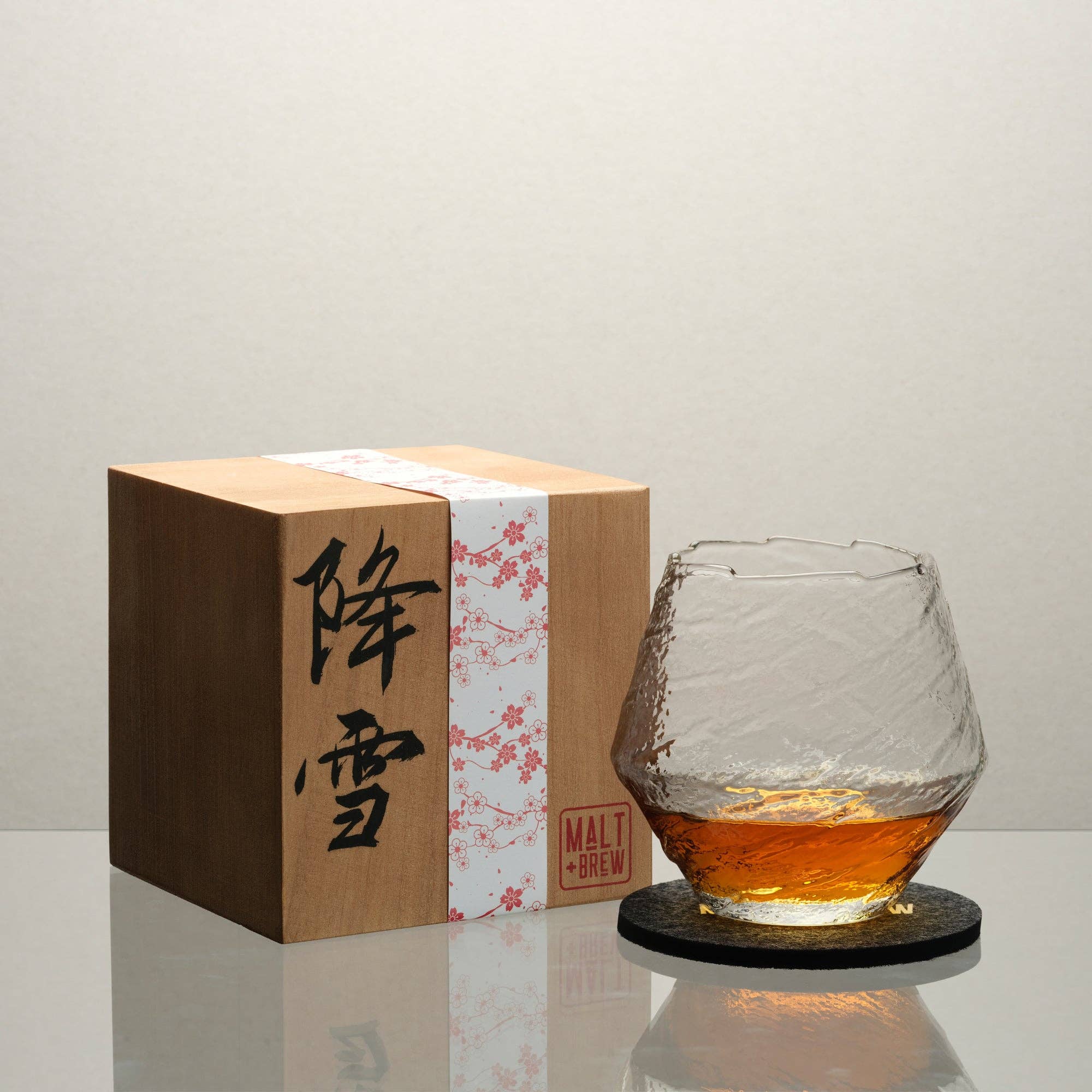 Malt & Brew - Wholesale Cocktail/Liquor Glass - Japan Inspired Snow Glass0