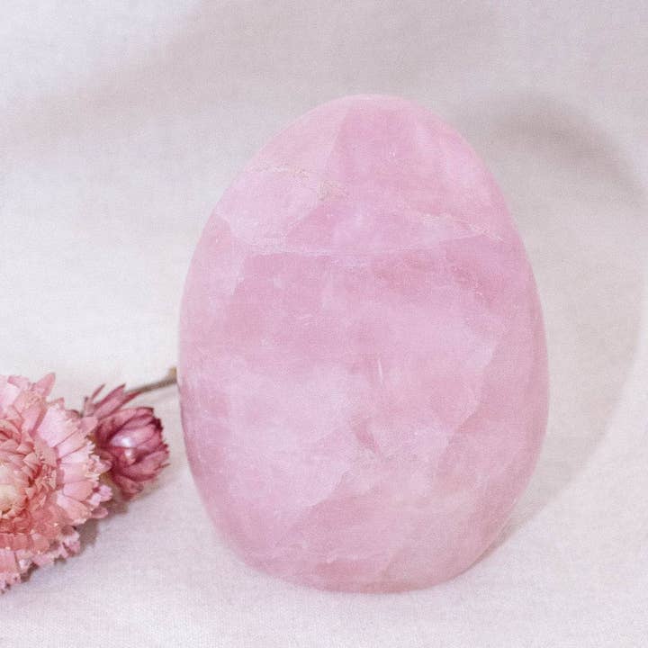 Rose Quartz Freeform – Genuine Heart Healing Stone for wholesale by Tiny Rituals