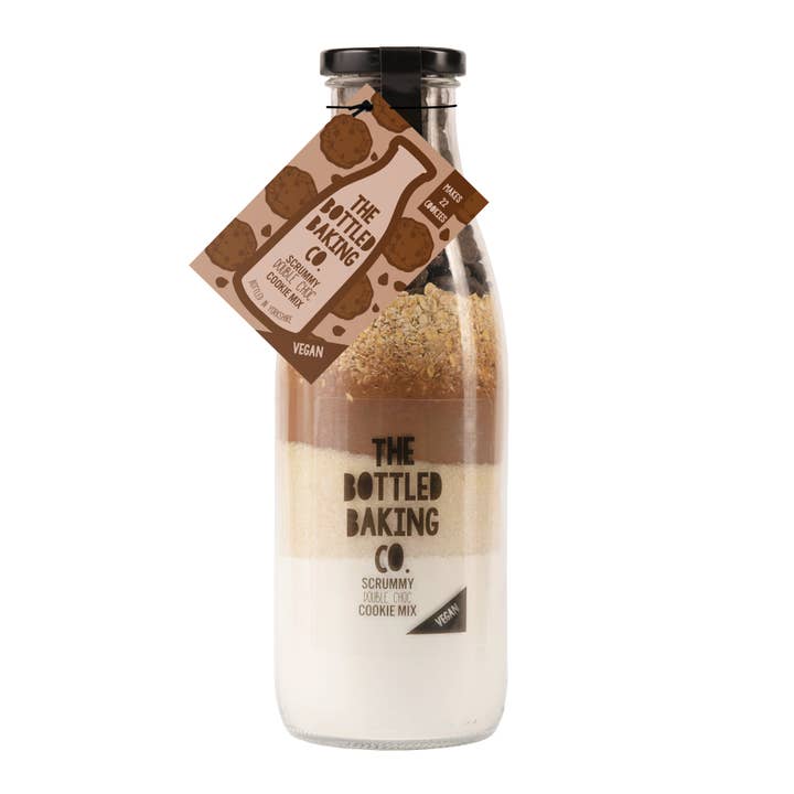 The Bottled Baking Co. - Wholesale Cookie Mix - The Bottled Baking Co Double Choc Chip Vegan Cookie Mix
