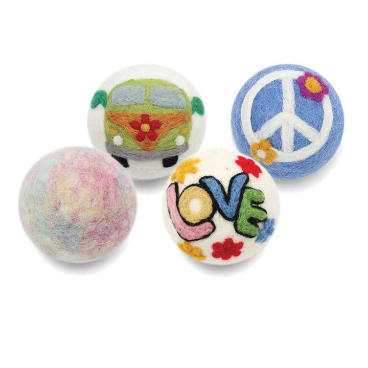 Hippie Collection: Eco Wool Dryer Balls Fair Trade for wholesale by Ethical Global