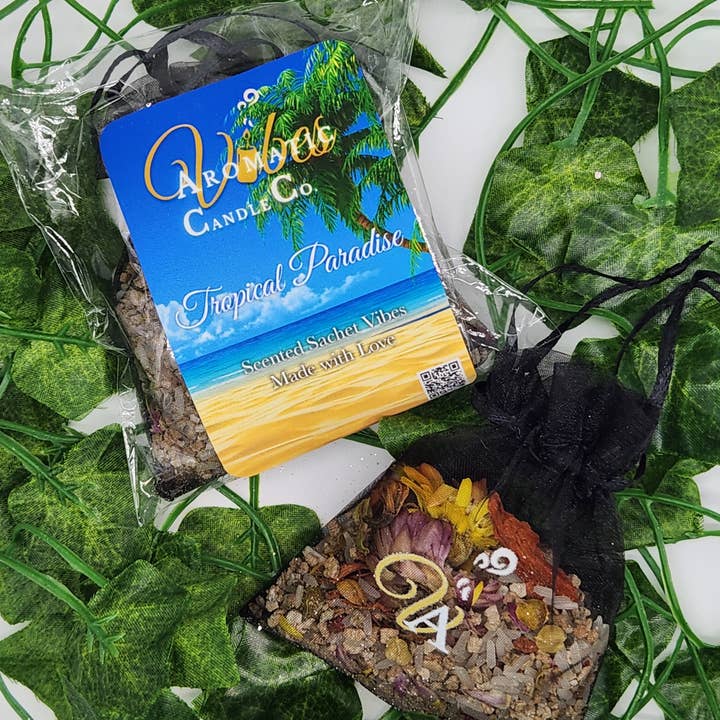 Tropical Paradise Sachet Vibes for wholesale by Aromatic Vibes Candle Co