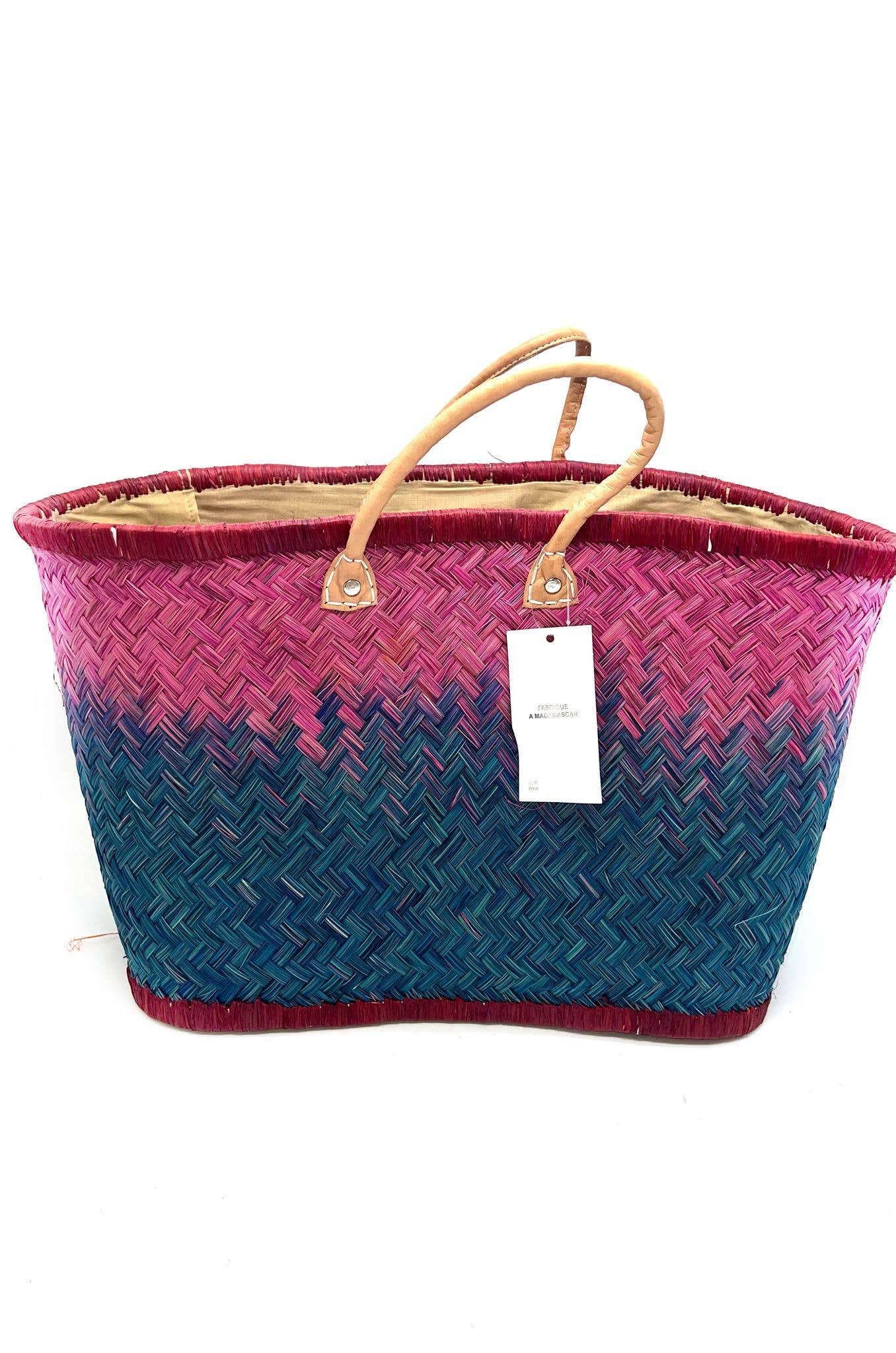 LINETA – Engroshandel Strandtaske – Madagaskar kurv lavet i hånden10