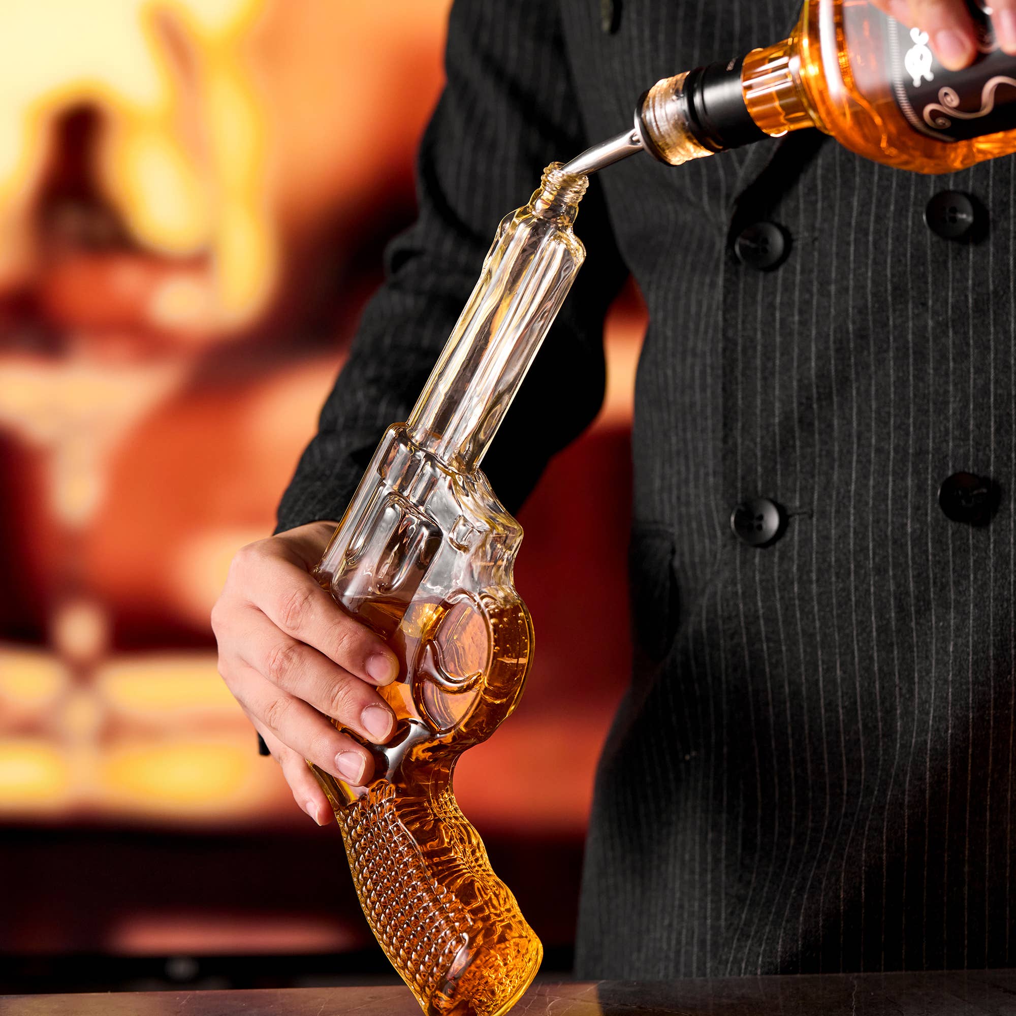 CRAFTGEN - Wholesale Decanter - Gun Whiskey Decanter Set - Gifts for Men Husband Dad7