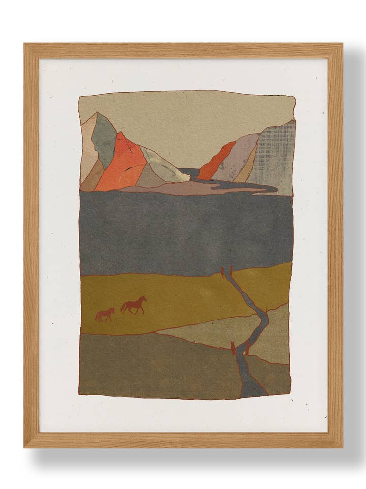 Galloping on Paper Scraps for wholesale by Cocoshalom